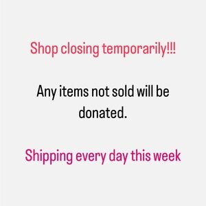 Shop closing temporarily